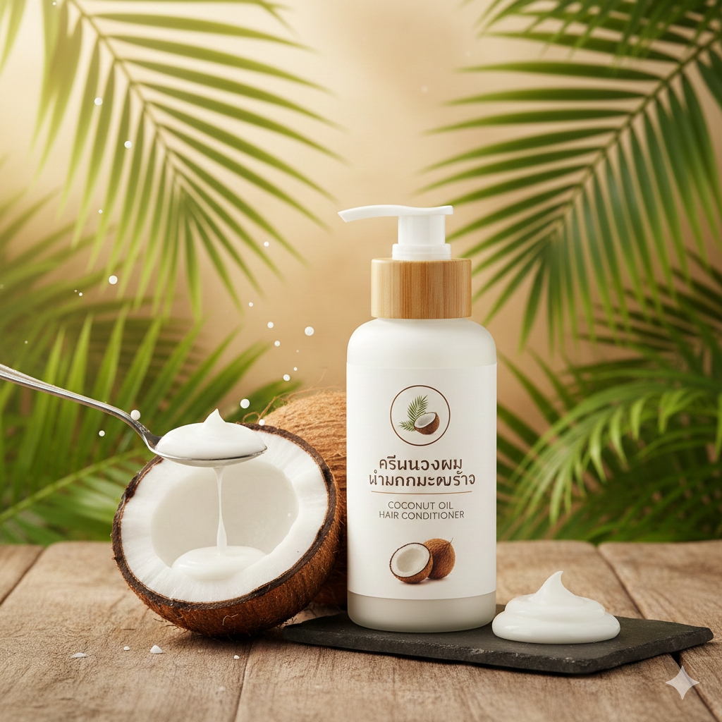 รีวิวครีมนวดผมน้ำมันมะพร้าว: ผมนุ่มสลวย หรือแค่กระแส?